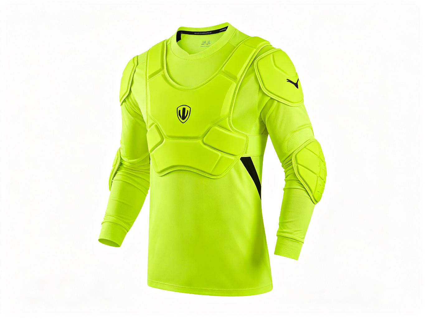 Goalkeeper padded jerseys